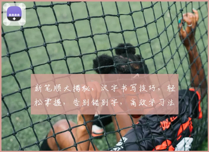 新笔顺大揭秘，汉字书写技巧，轻松掌握，告别错别字，高效学习法，三步提升书写能力，